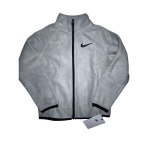 Nike Swoosh Fleece Full zip Jacket Kids size 6